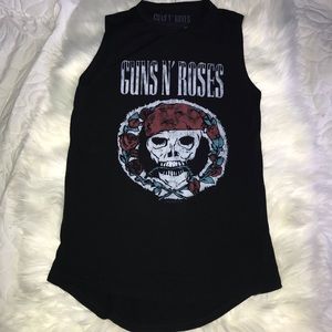 Guns and Roses Long Muscle Tee
